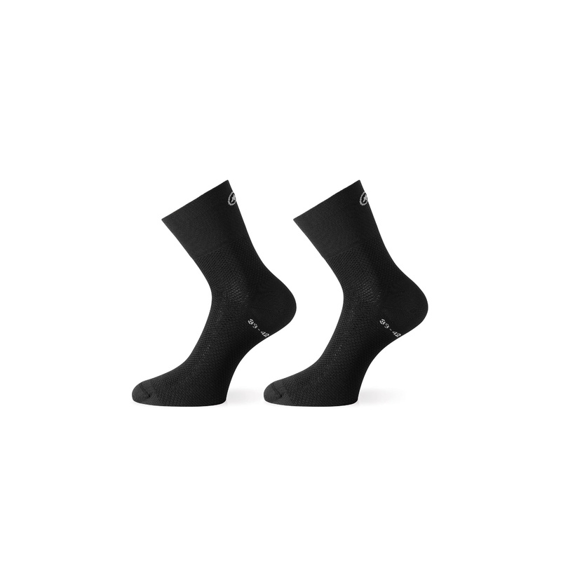 ASSOS MILLE GT SOCK – BLACK SERIES – SIZE I (39-42)