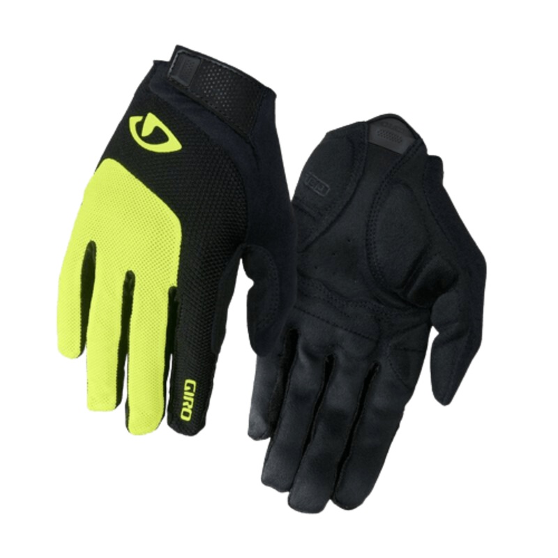 Giro Bravo Gel LF Mens Cycling Gloves(Highlight Yellow)