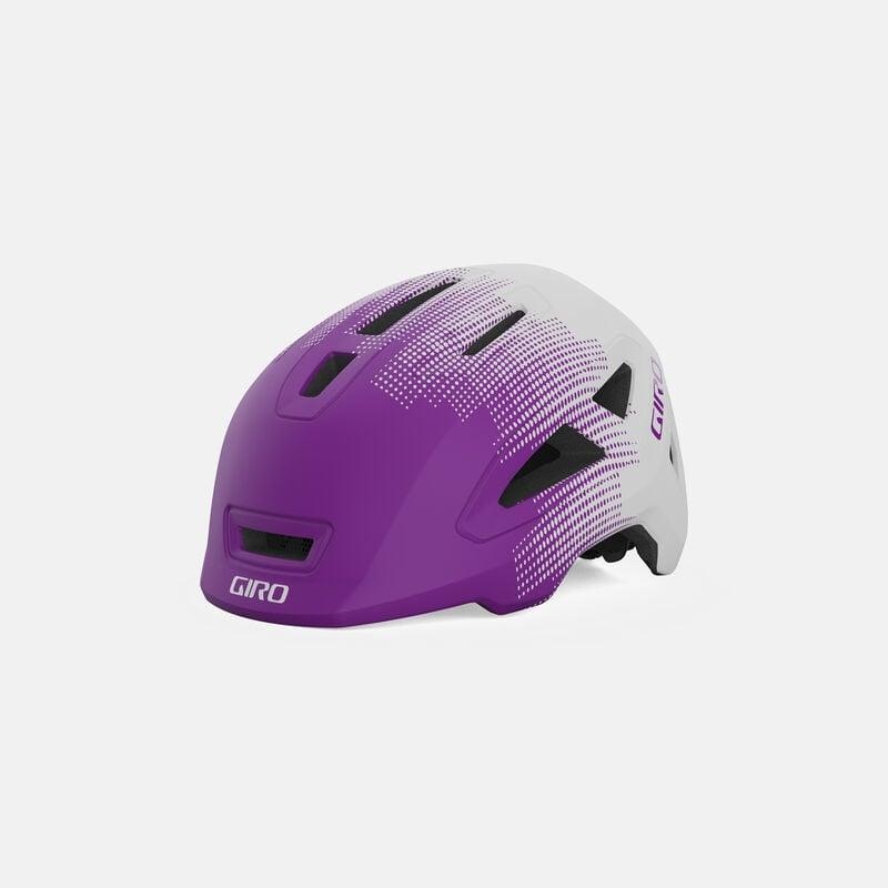 Giro Scamp II Kids Cycling Helmet (Matte Purple Towers)