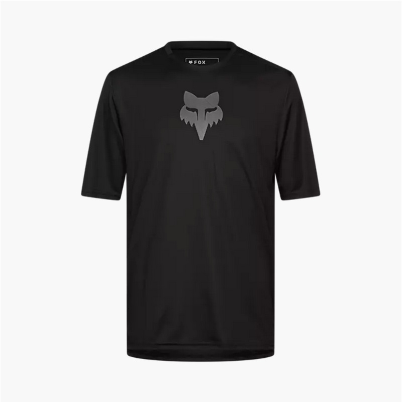 FOX 2025 RANGER SS JERSEY FOX HEAD BLACK