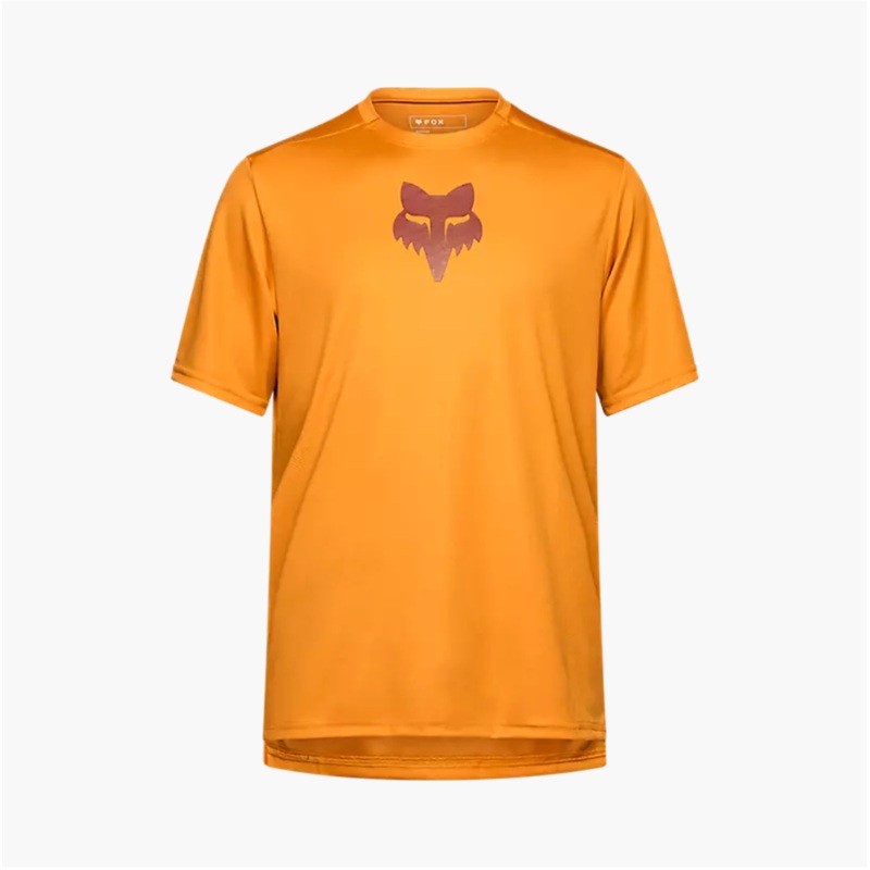 FOX 2025 RANGER SS JERSEY FOX HEAD CARAMEL