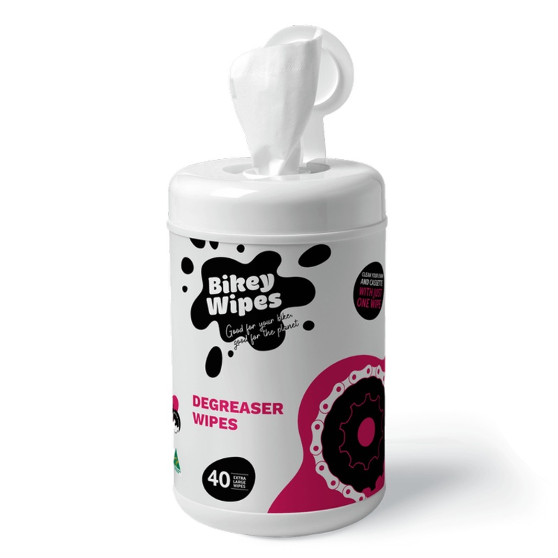 BIKEY WIPES – DEGREASER WIPES
