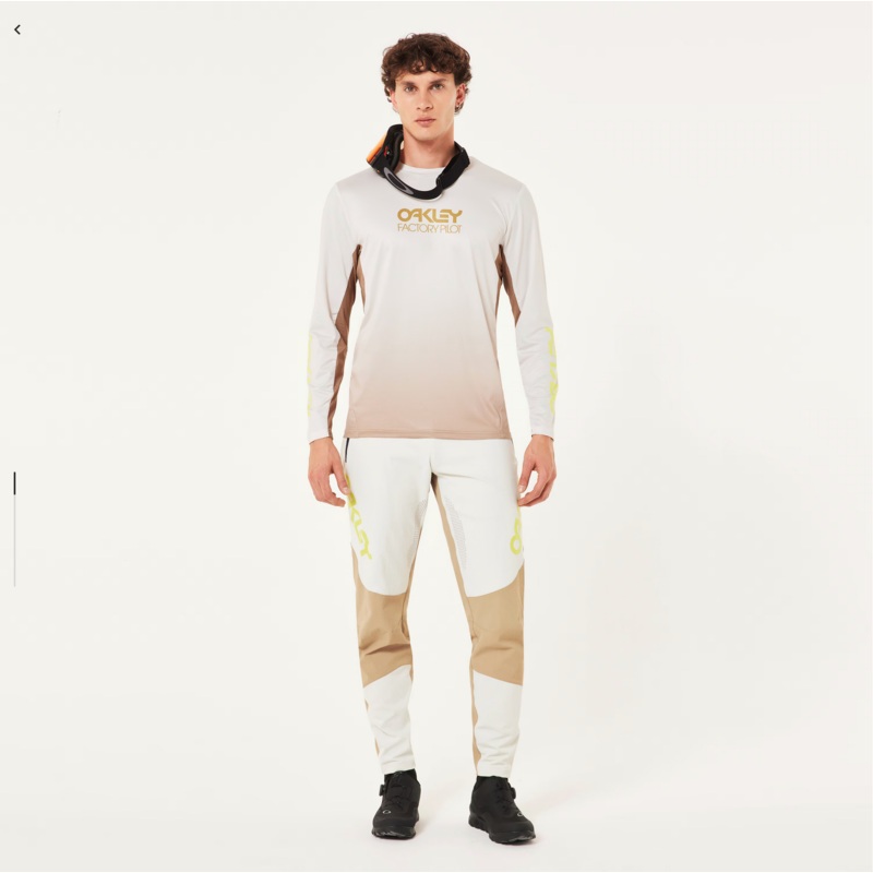 OAKLEY MAVEN COAST LS JERSEY 2.0 GRADIENT PEBBLE MIST