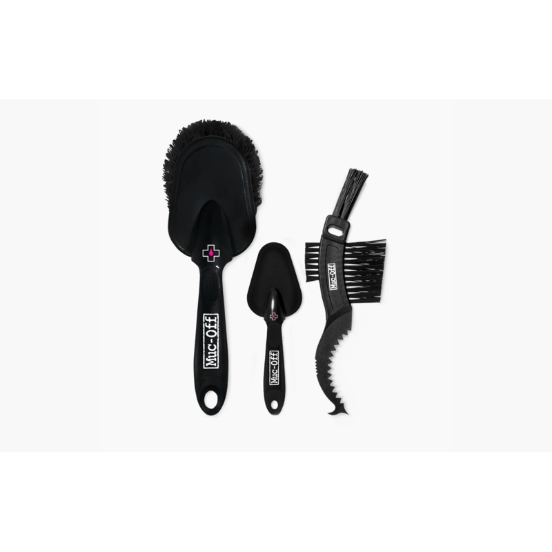MUC OFF DETAILED CLEANING BRUSH SET (3 PIECES)
