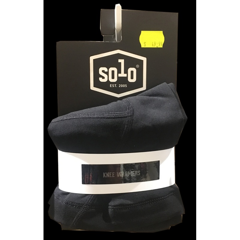 SOLO KNEE WARMERS – BLACK – SMALL
