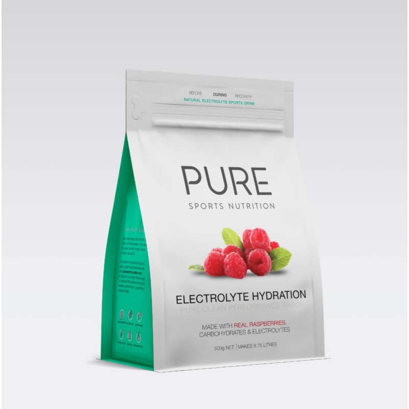 PURE ELECTROLYTE HYDRATION 500G – RASPBERRY