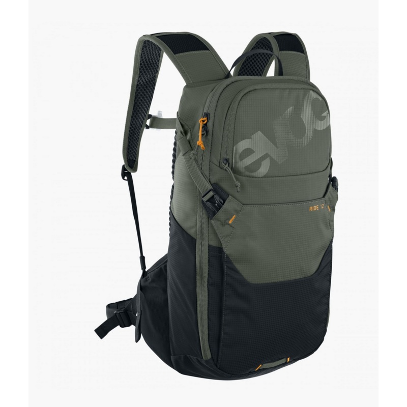 EVOC RIDE 12 HYDRO BLADDER BACKPACK DARK OLIVE – 12L + 2L