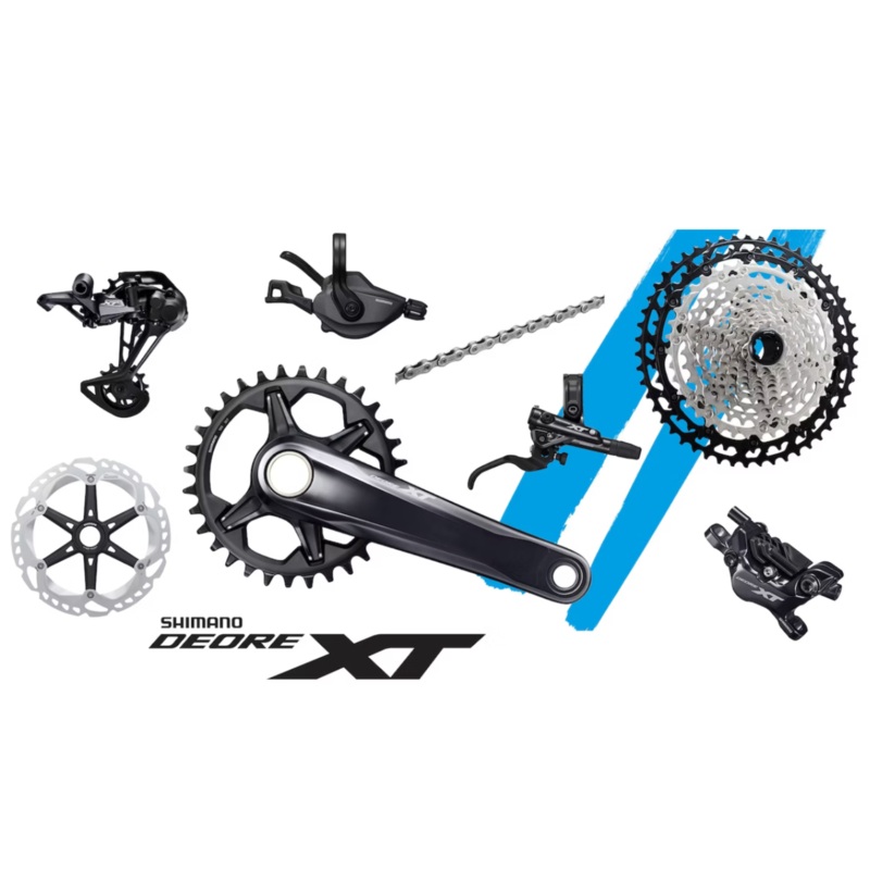 SHIMANO XT M810 GROUP SET 12SPD – 170MM 32T/10-51/203-180/BB/SL/RD/CS/CN/RC/DB/RT
