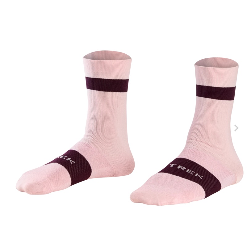 TREK RACE CREW CYCLING SOCK BLUSH
