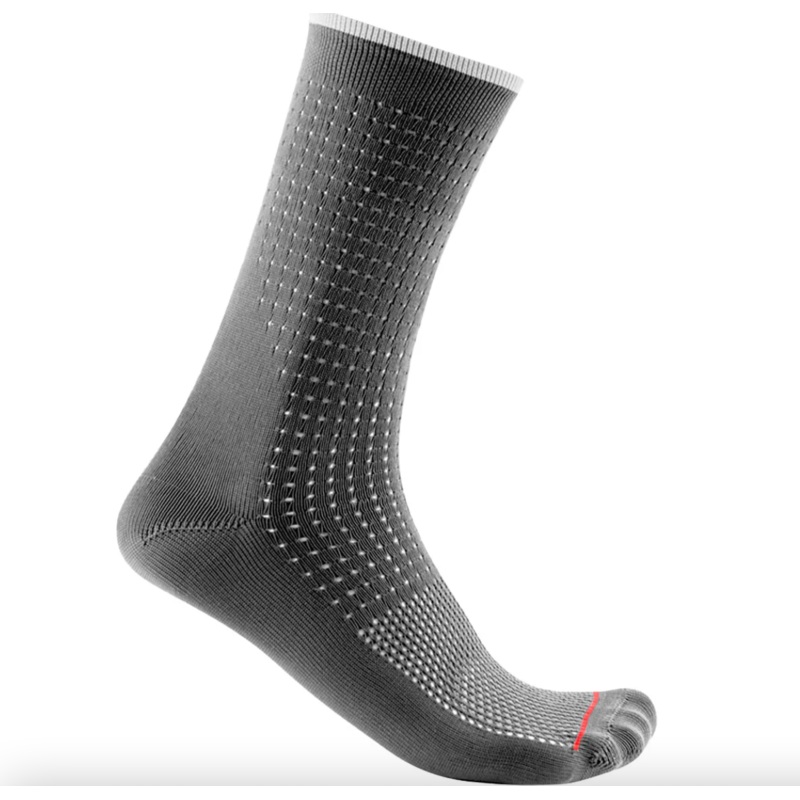 CASTELLI PREMIO 18 SOCK GUNMETAL GRAY