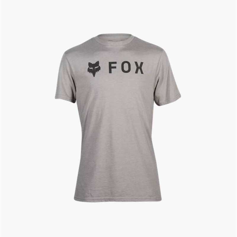FOX 2025 ABSOLUTE SS PREM TEE HEATHER GRAPHITE