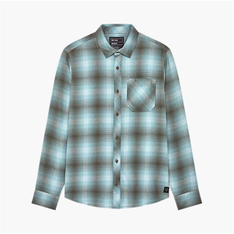 FOX 2025 SURVIVALIST FLANNEL SHIRT VINTAGE WASH – LARGE